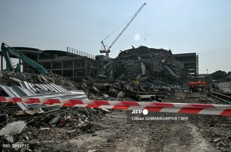 방콕 지진 관련 이미지