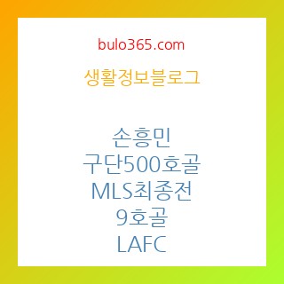 손흥민,구단500호골,MLS최종전,9호골,LAFC,정규리그무승부