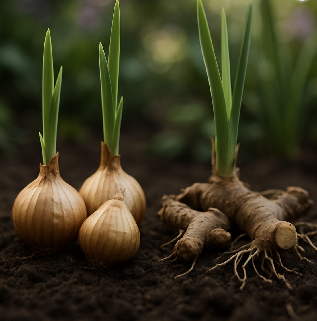 아이리스의 두 얼굴, 구근 vs. 뿌리줄기