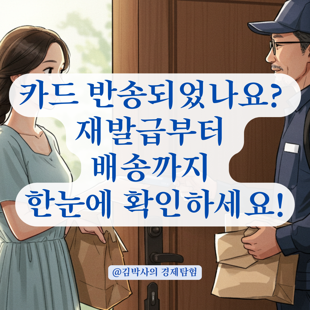 연락두절로 반송된 신용카드, 재발급까지 며칠 걸리는지 알려드립니다.