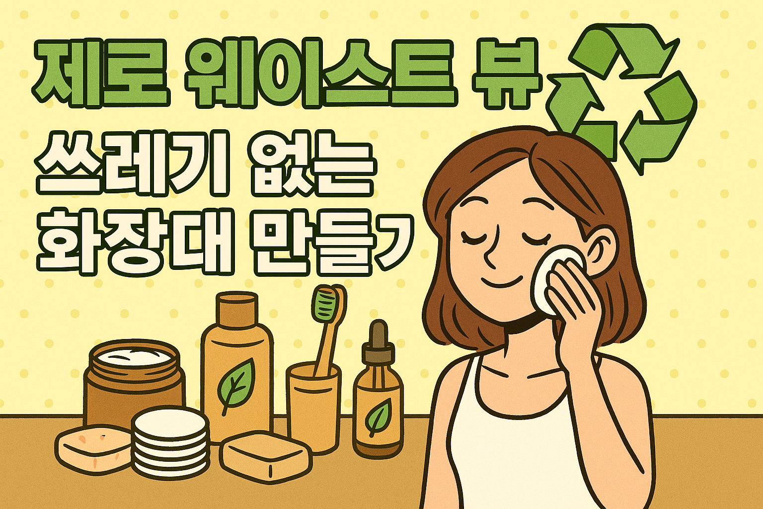 제로 웨이스트 뷰티 ♻️ 쓰레기 없는 화장대 만들기 관련사진