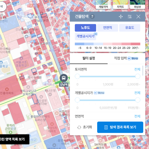 부동산 플래닛 노후도