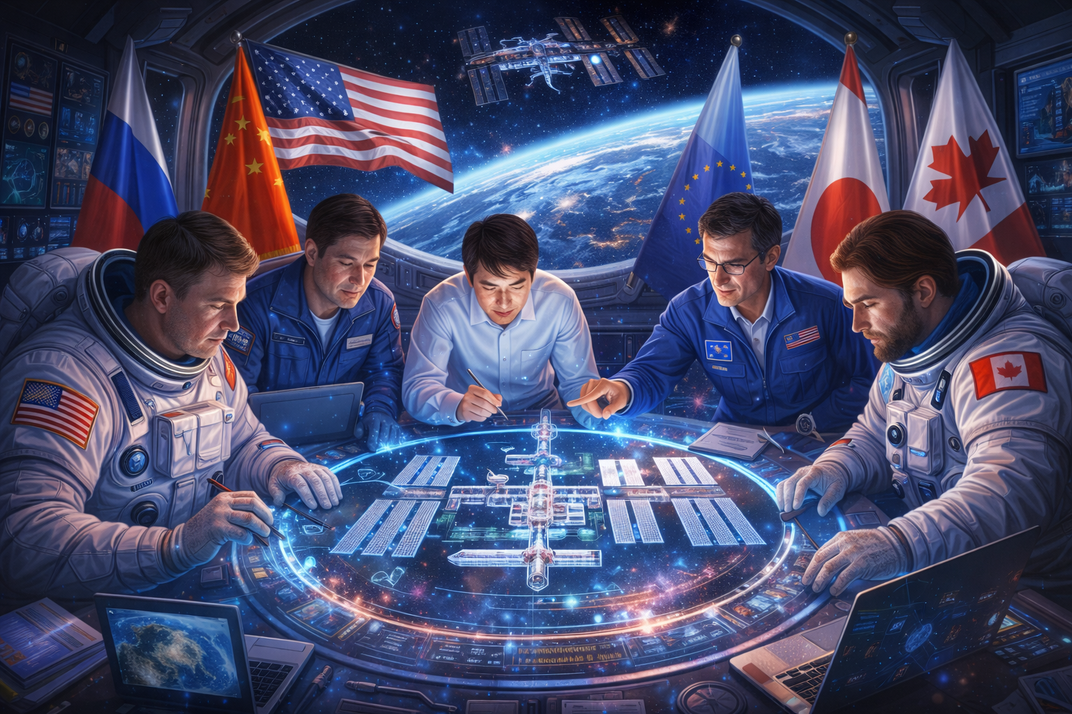 우주 탐사를 위한 국제 협력