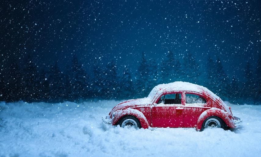 스노우 체인 없을때 눈길 탈출법