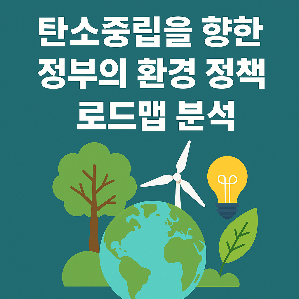 2025년 탄소 중립 정책 로드맵 완전정리