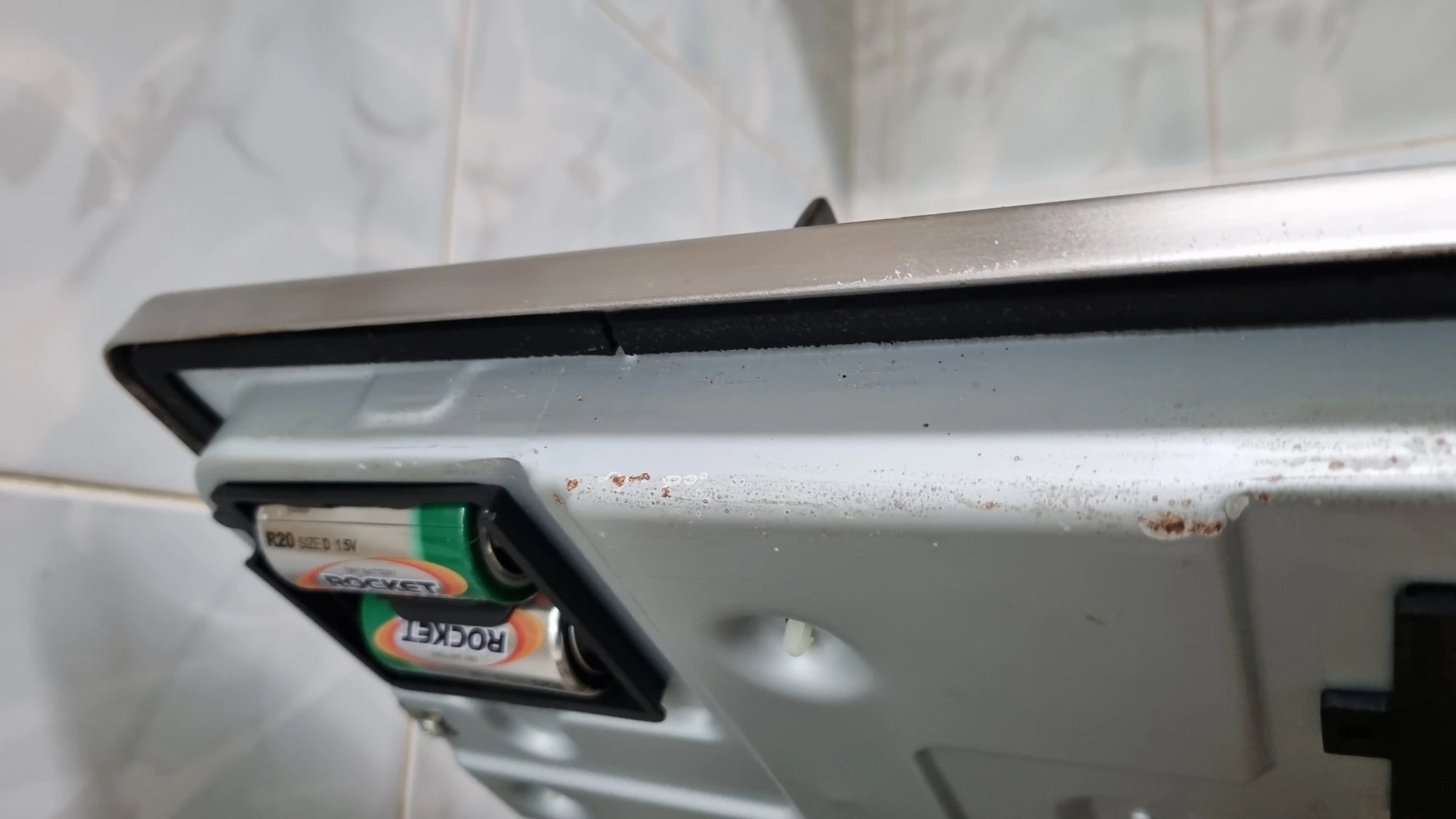 매립형 가스레인지 건전지 모습