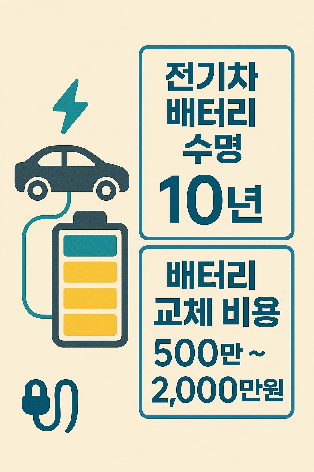 전기차 배터리 수명과 교체비용