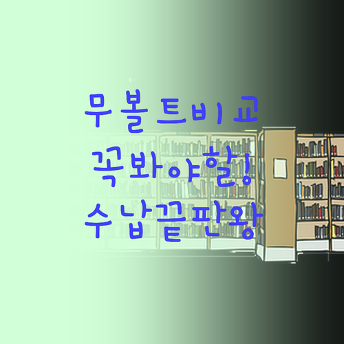 무볼트 철제 선반 비교 분석 내 공간..