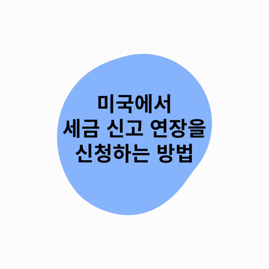 Form 4868 가이드