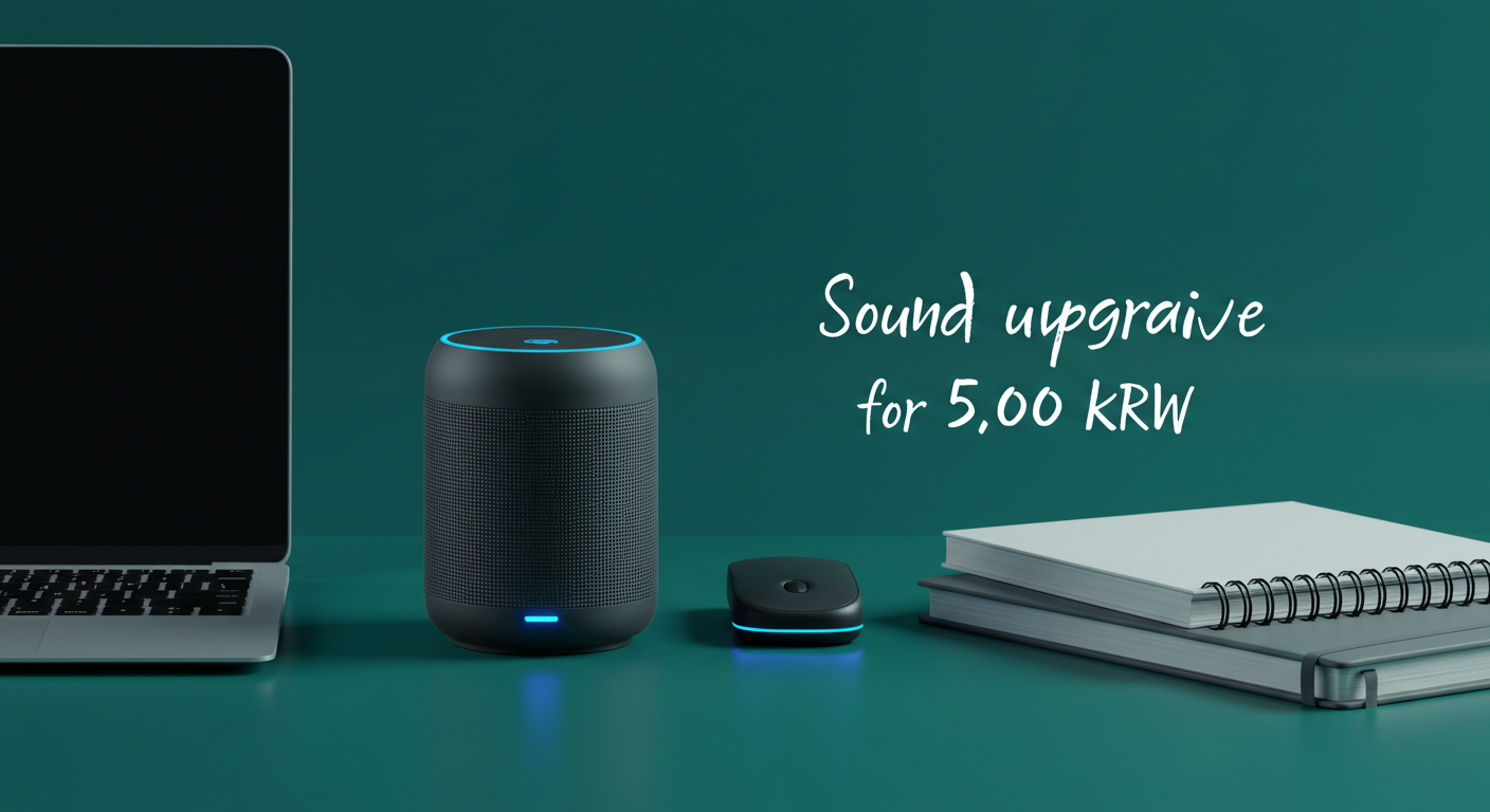 &ldquo;5천 원으로 맥북 소리 바꿨다: 다이소 블루투스 스피커 실사용 판정&rdquo;