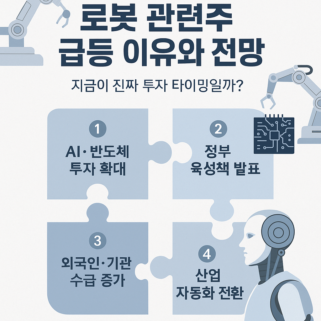로봇 관련주 급등 이유와 전망