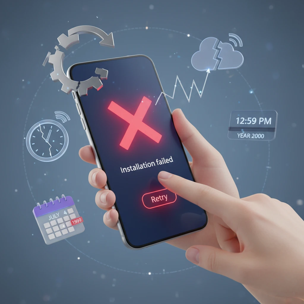 스마트폰 앱 설치 오류 코드 발생 시..