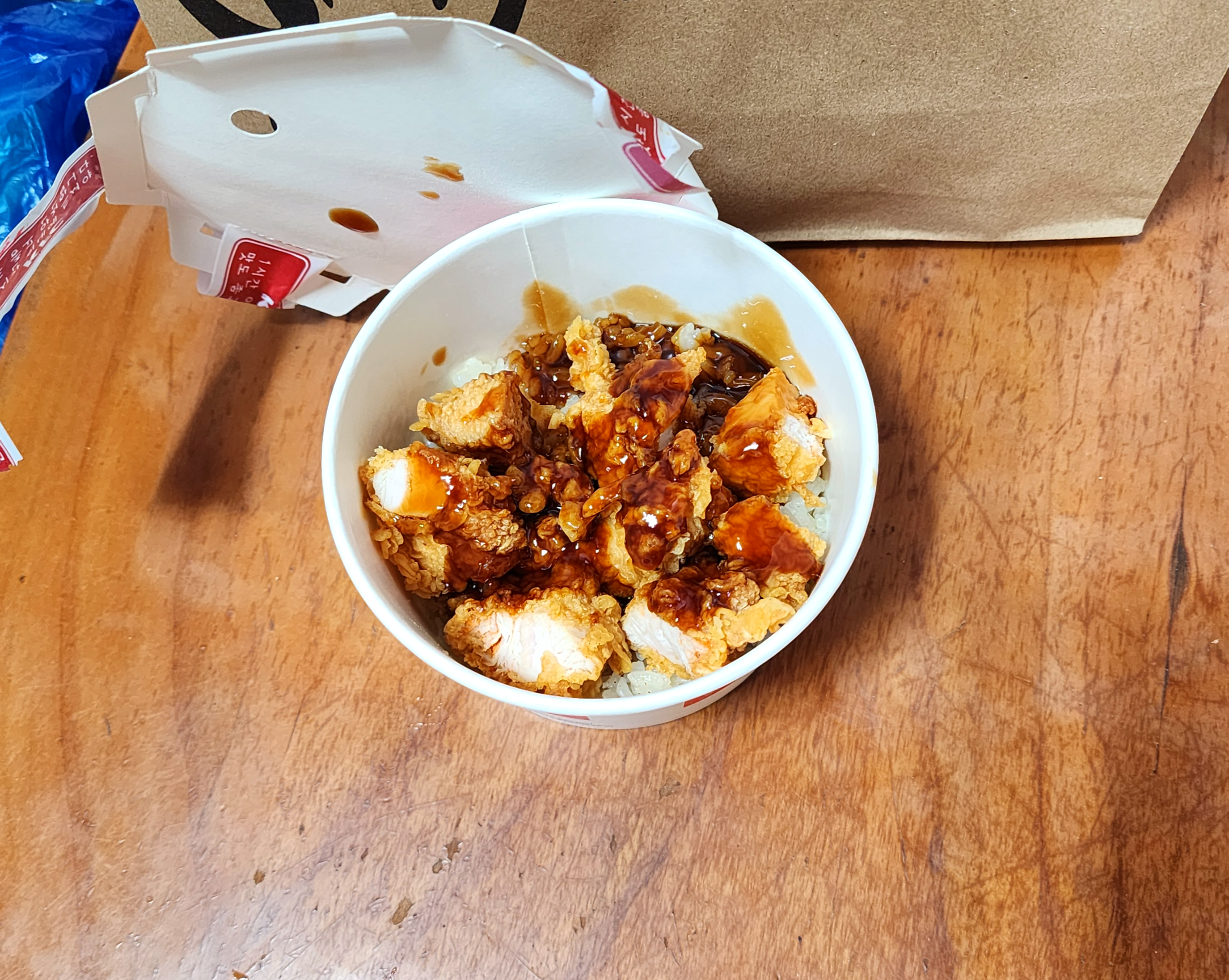 KFC데리야끼켄치밥