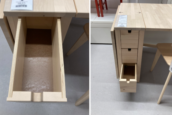 이케아 수납테이블