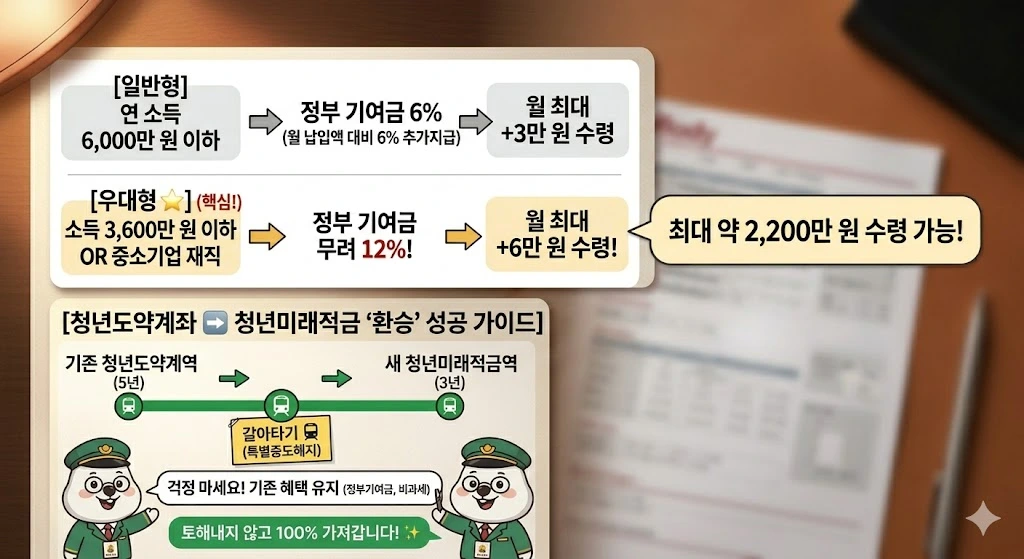 '청년도약계좌'에서 '청년미래적금' 환승 전략