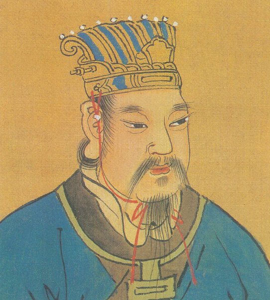 동진 초대 황제 중종 원제 초상화