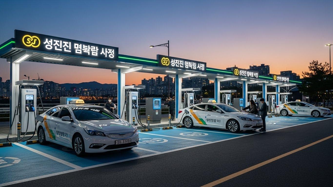 승진택시 전기차충전소