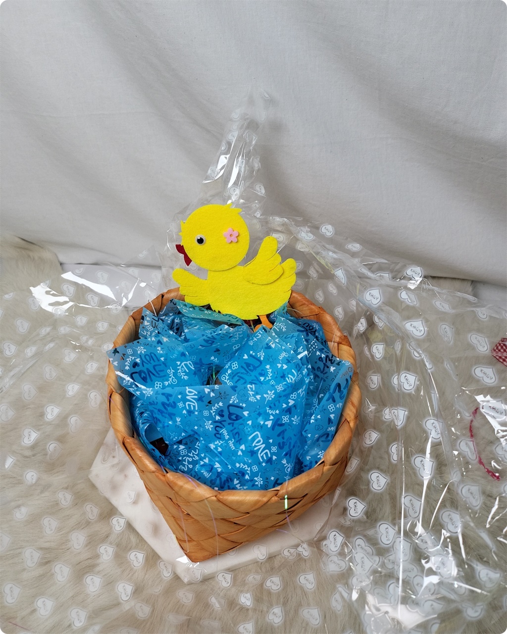 예뻐서 병아리 세워놓고