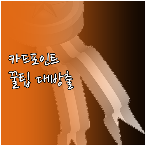 카드 포인트, 잠자는 돈 깨워 알뜰하..