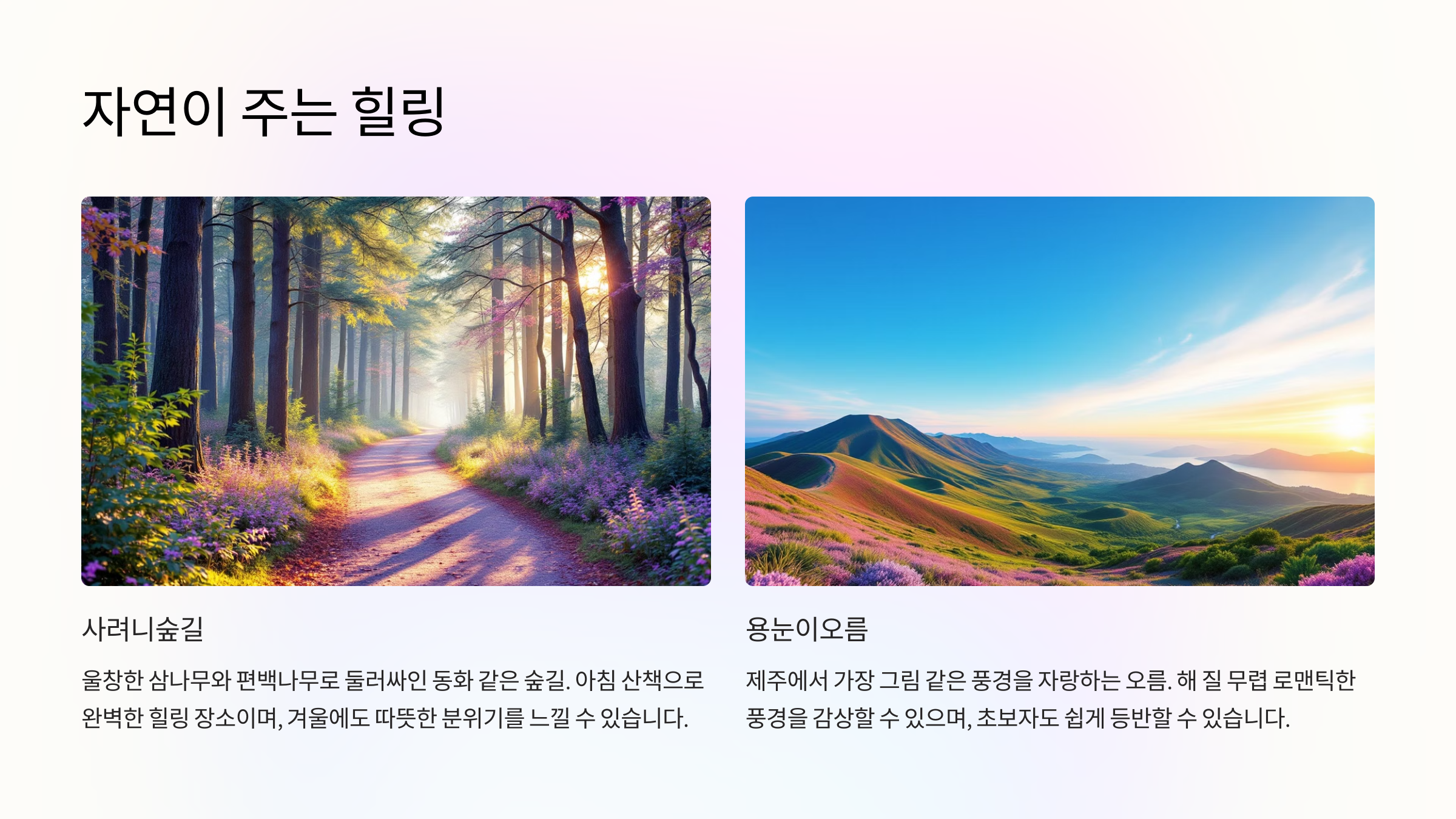 사려니숲길