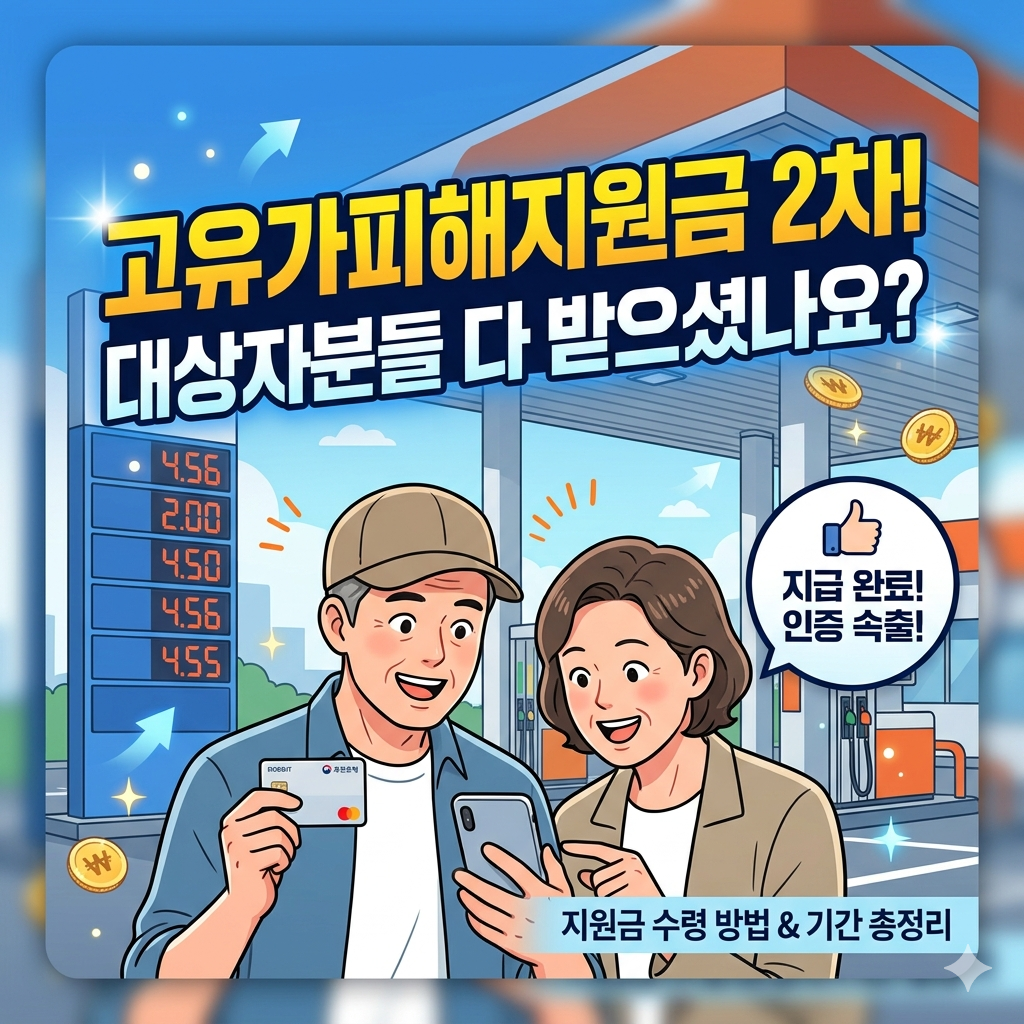 고유가피해지원금 2차 대상자분들 받으셨나요?