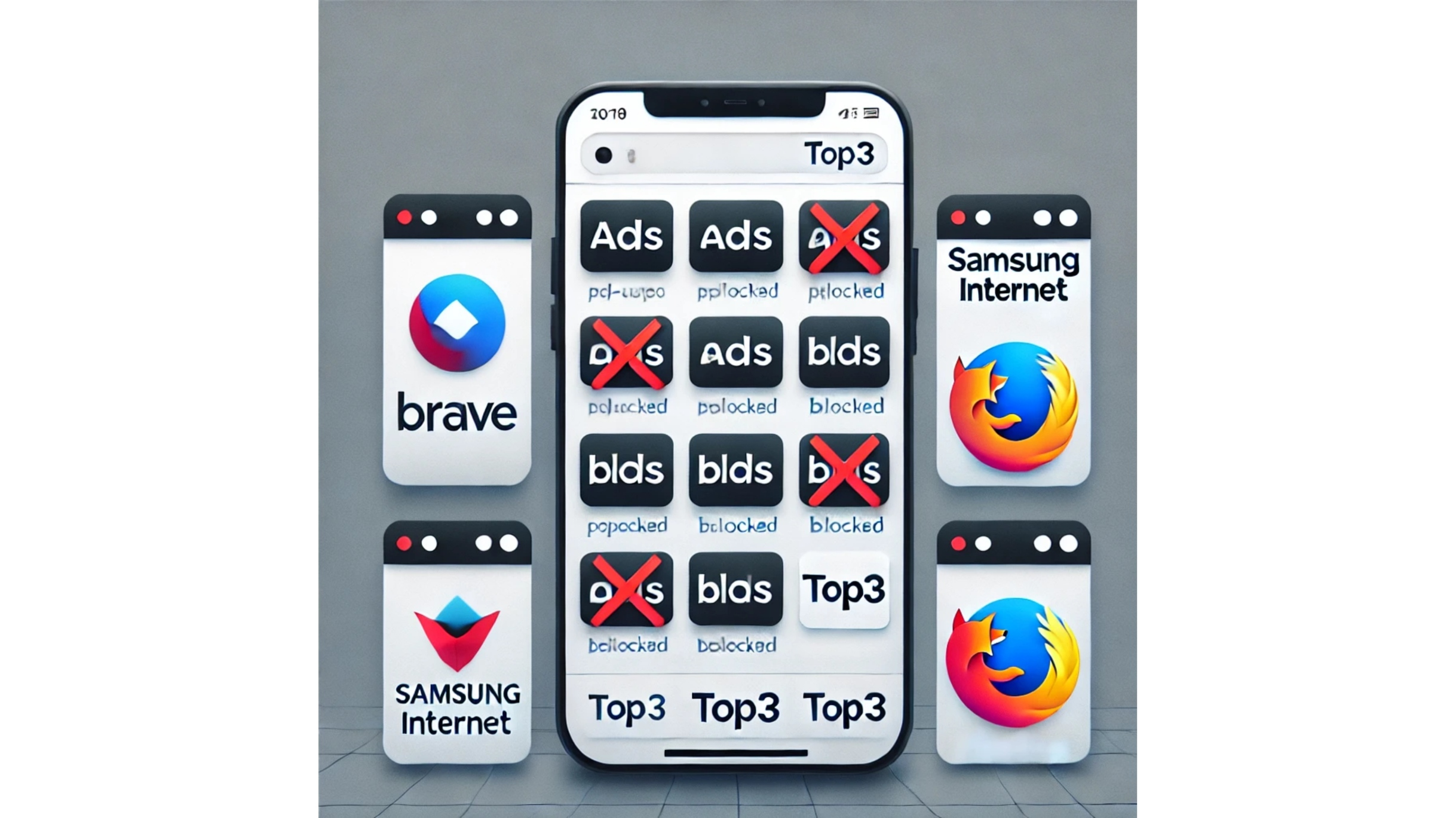 스마트폰 광고 차단 브라우저 소개 포스팅 썸네일