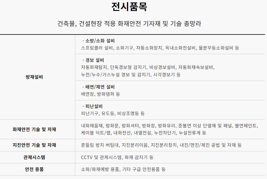 건축소방방재산업전