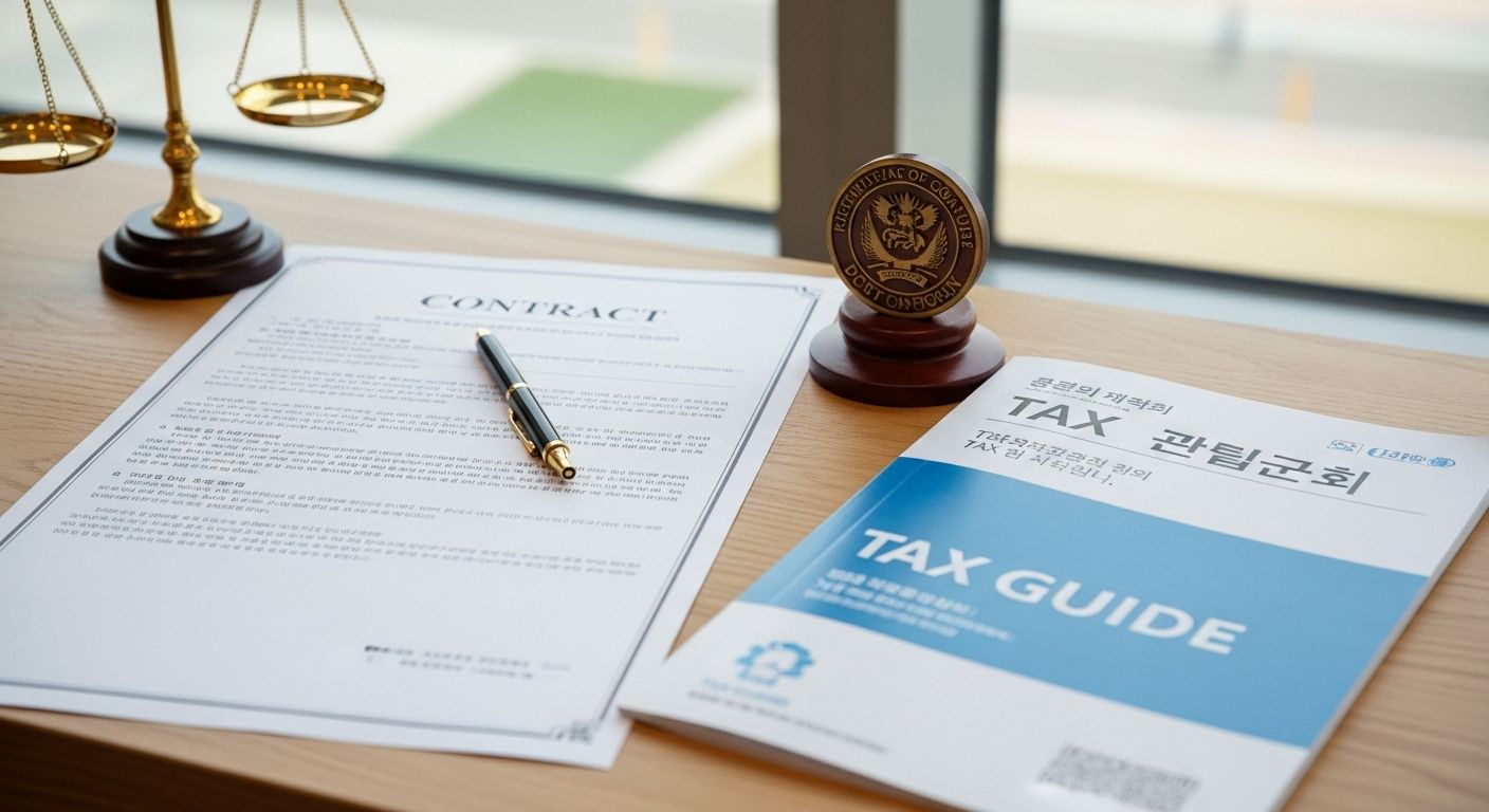 세제 혜택 관련 서류 이미지
