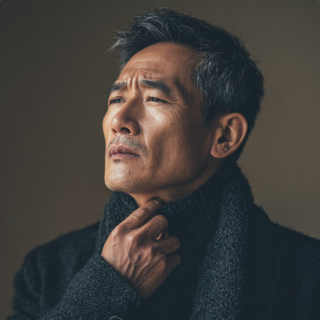 침삼킬때마다 목이 따거워서 걱정인 아저씨