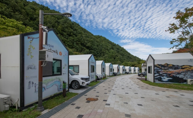 지리산 덕동캠핑장 모습