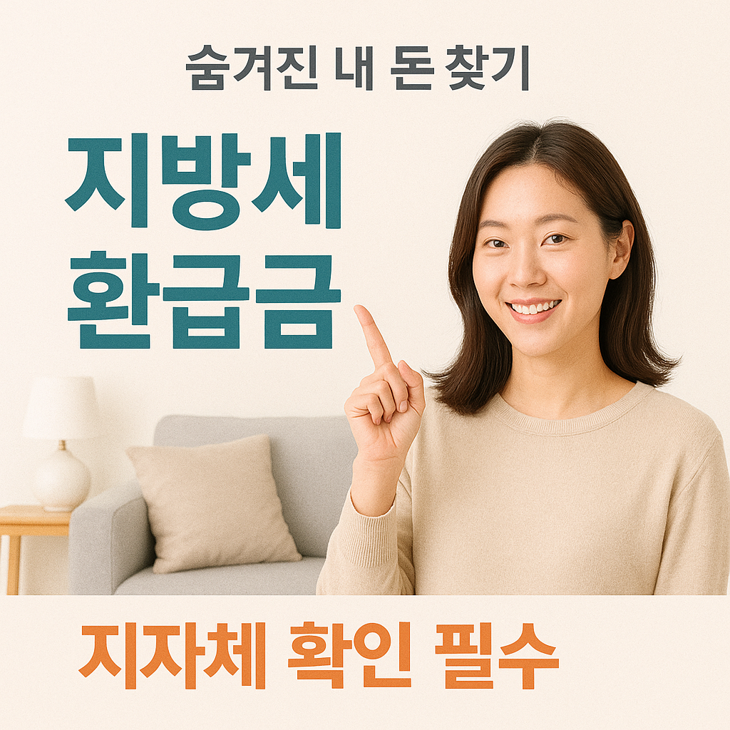 [3편] 몰라서 못받는 지방세 환급금 총정리
