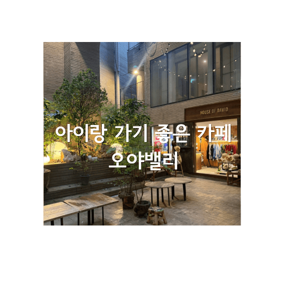 성남 오야동 카페 오야밸리 브런치 베이커리 아이랑 방문 후기
