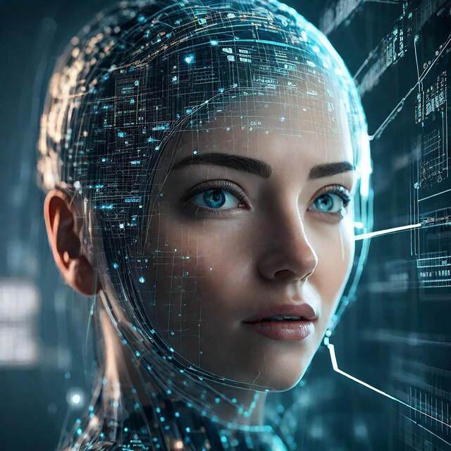 AI 연기 기술 기반 딥페이크 연기 시스템의 시각화 이미지