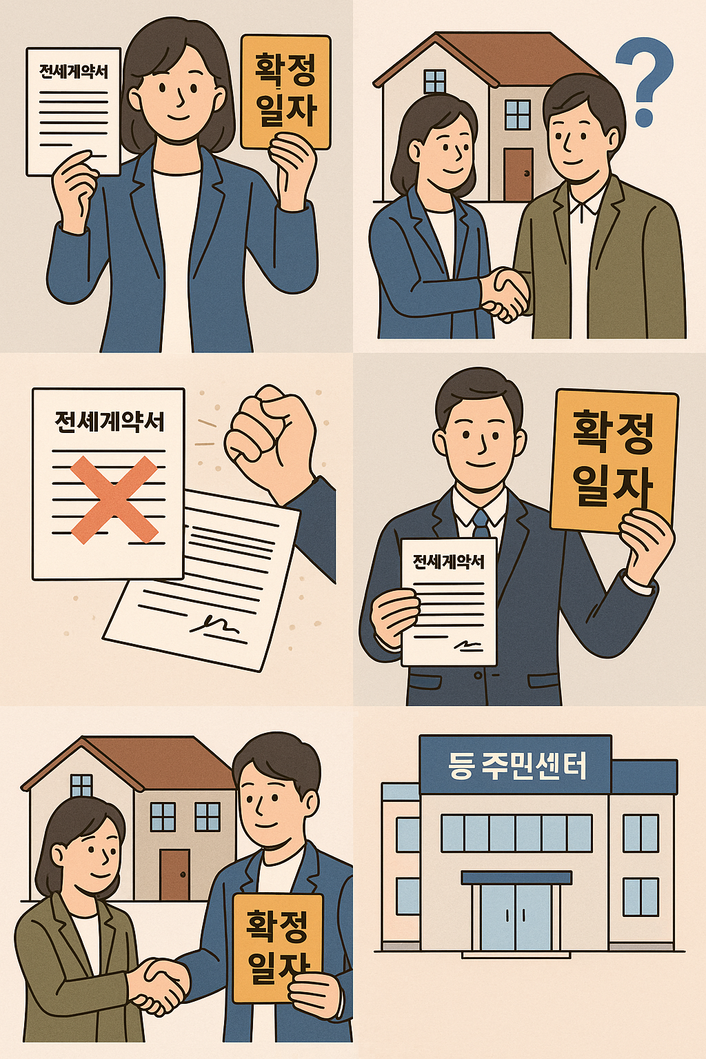 재계약할때 확정일자가 필요한지에 대한 이미지