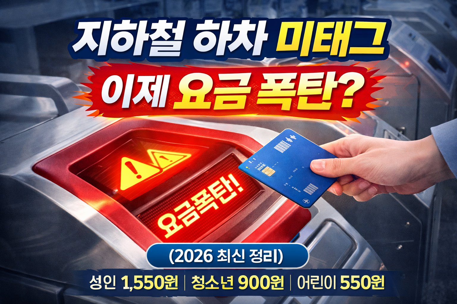 요금미태그 , 지하철하차, 하차태그