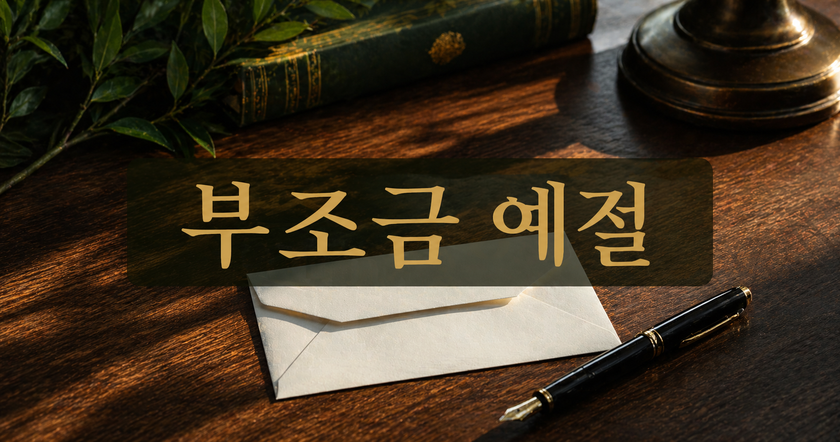 부조금 예절과 적정 금액 한 번에 정리