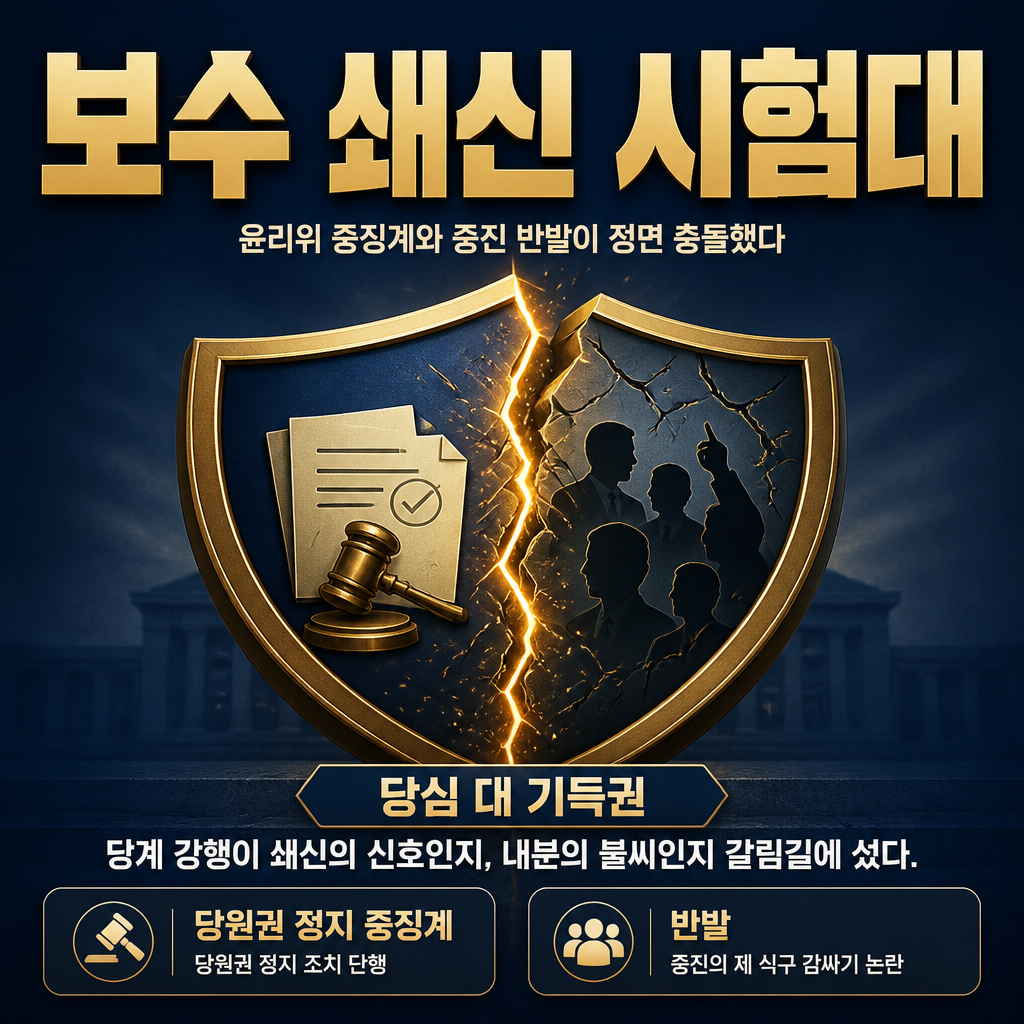 보수 쇄신 시험대