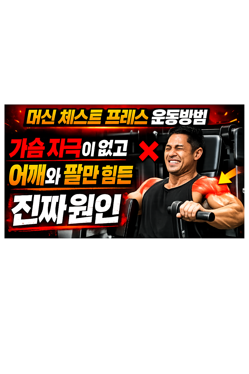 머신 체스트 프레스 운동방법 완전 가이드