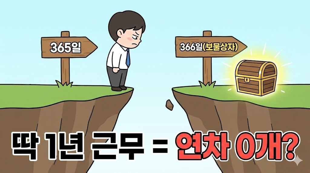 1년 근무 연차 발생의 함정