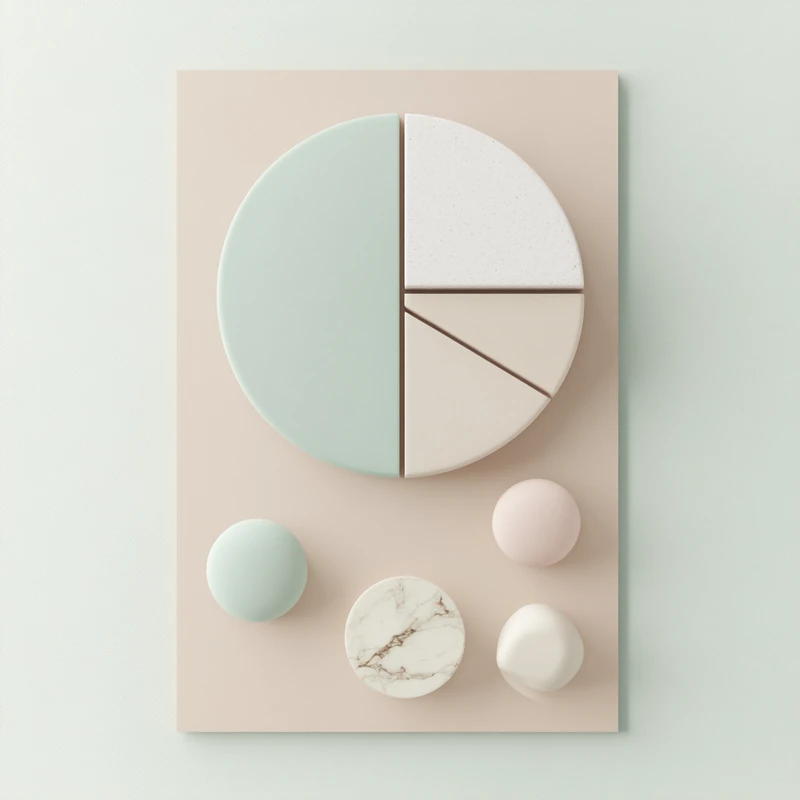 연금 포트폴리오 ETF 자산 배분을 직관적으로 한눈에 보여주는 파이 차트, 분산 투자, ETF 종류, 수익률 극대화, 장기 성장, 낮은 위험성 강조