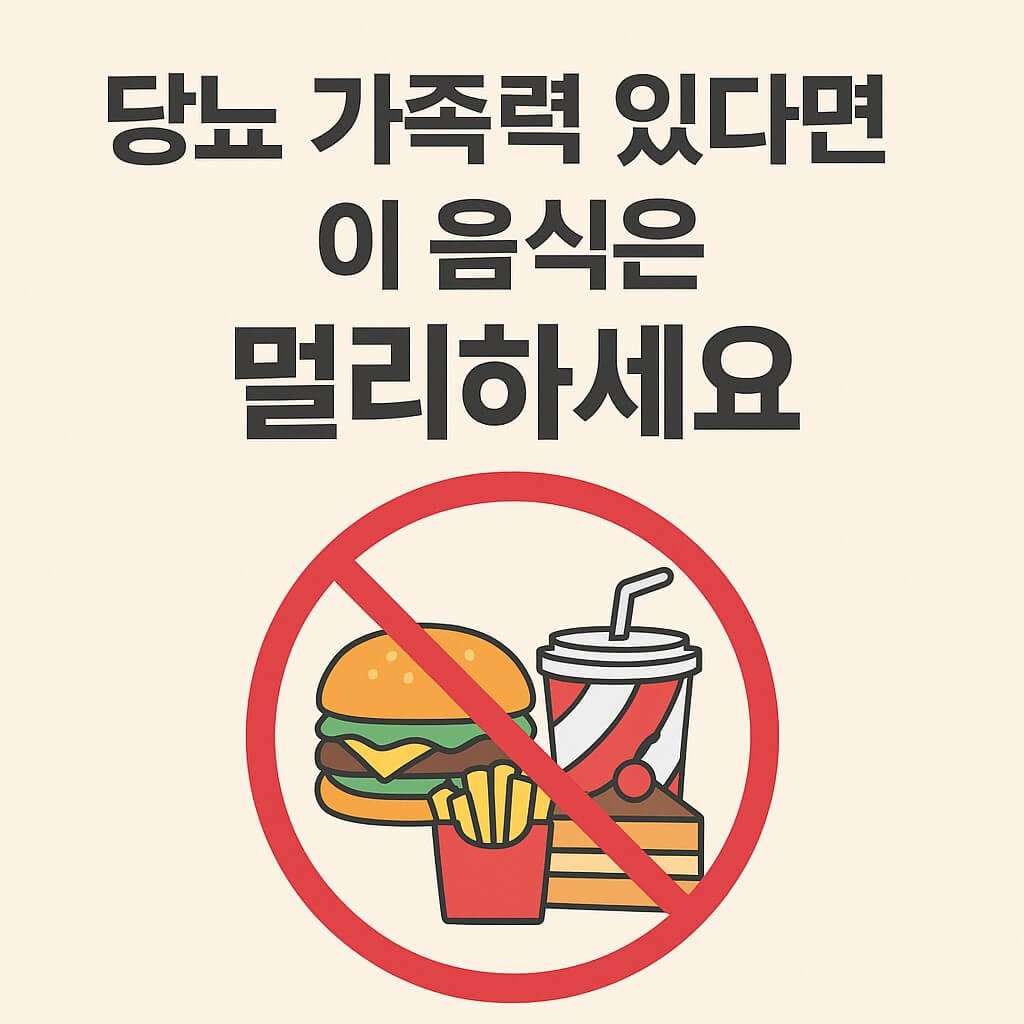 당뇨 가족력 있다면 이 음식은 멀리하세요