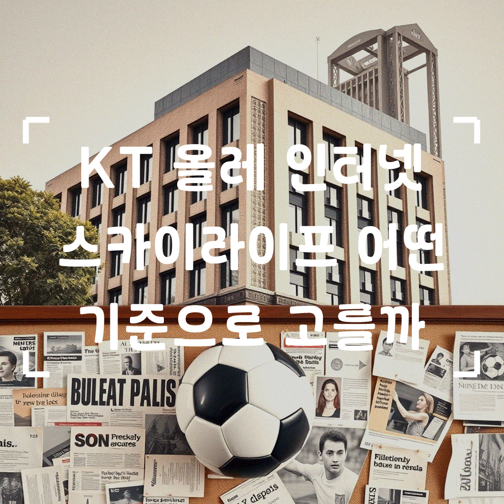KT 인터넷 스카이라이프, 2년 사용자가 알려주는 선택 기준