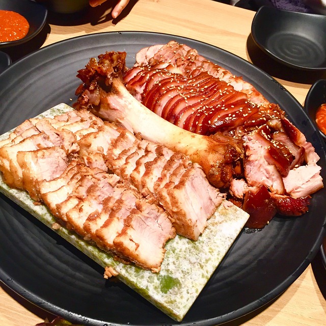 절임배추와수육
