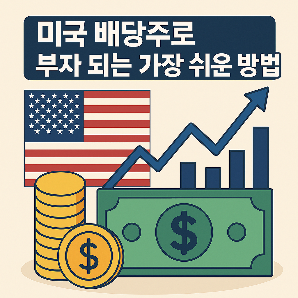 💵 매달 ‘용돈’처럼 구입 하다보면 들어오는 미국 고배당 추천 주식 TOP 5