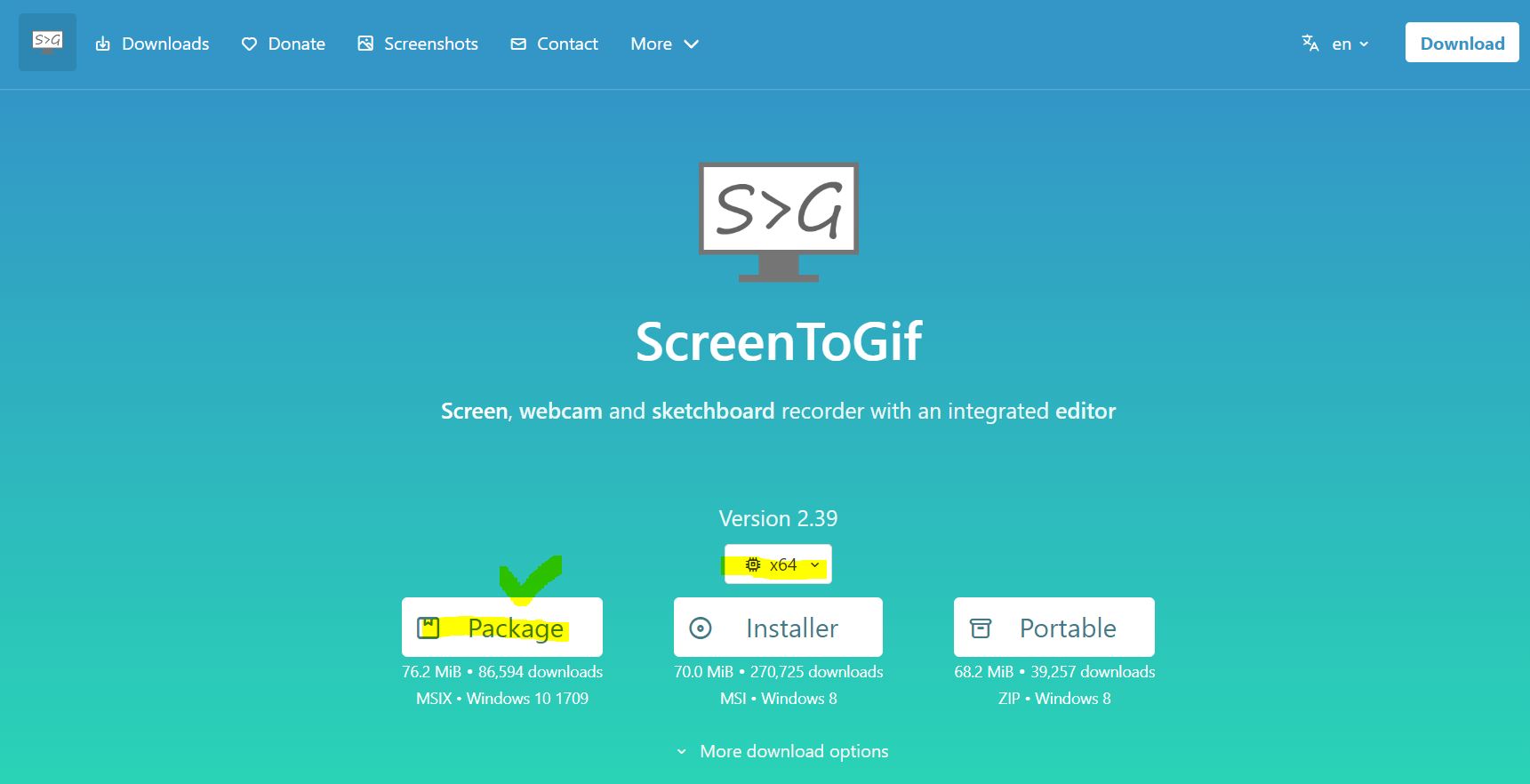 화면 녹화프로그램 _ ScreenToGif
