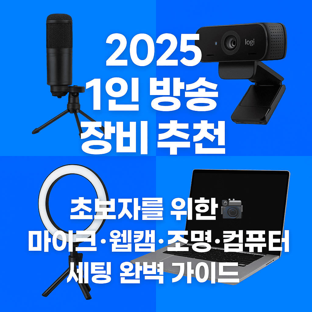 1인 방송 대표 이미지