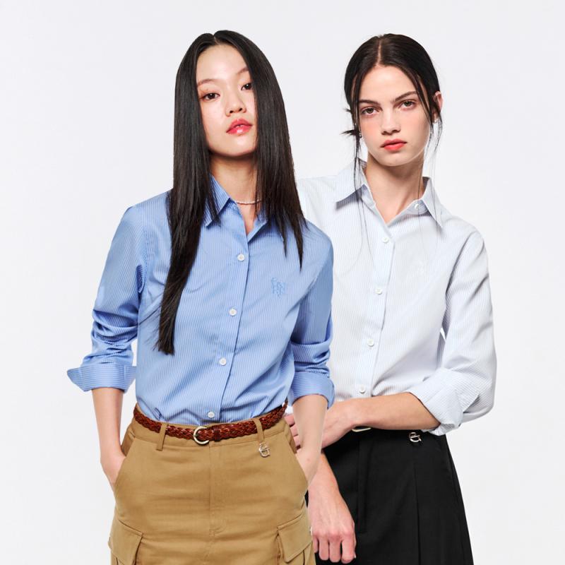 제너럴아이디어 링클 프리 클래식 스트라이프 셔츠 2COL WBC3L03504