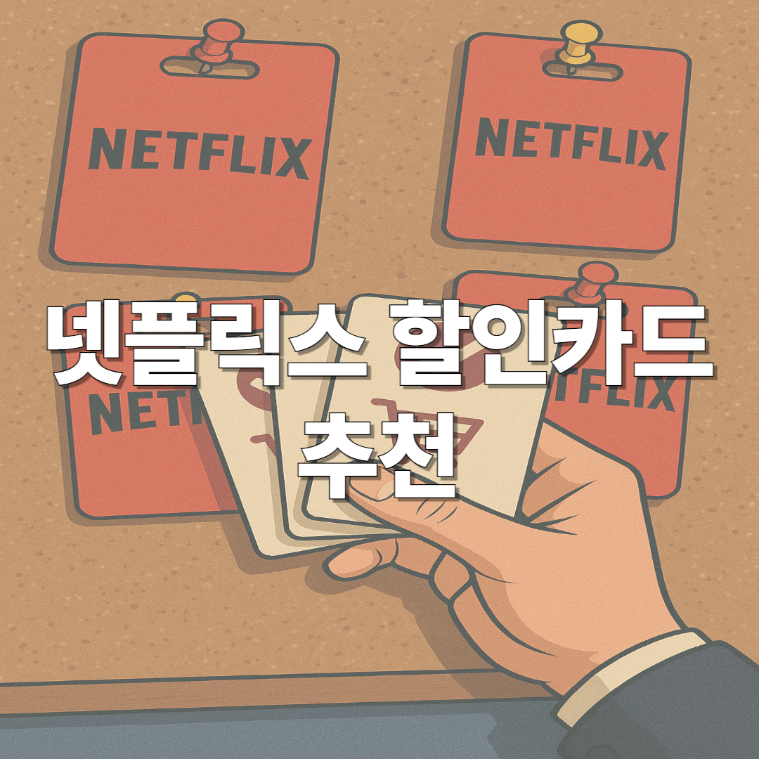 넷플릭스 할인카드 추천