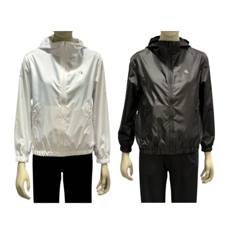 Calvin Klein Jeans 여성 후드 짚업 바람막이 점퍼 J221166