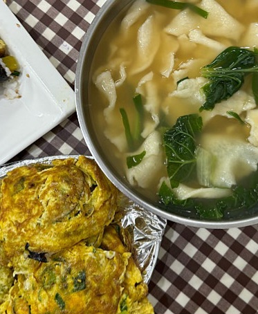 생활의달인 부침개 달걀 김밥 달인